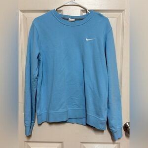 Nike Men’s Carolina Blue crewneck sweatshirt classic swoosh logo cotton blend